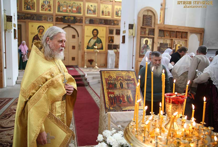 Проповедь протоиерея Николы Думнова после литургии на Покров в Барнауле