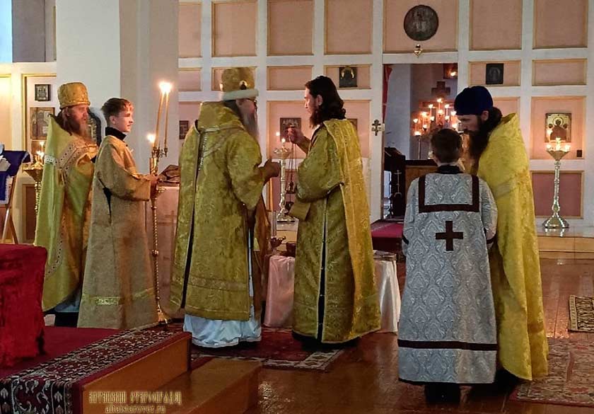 Молебен в Уральске