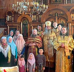 Епископ Сава в Залесово