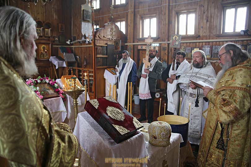 Престольный праздник в Залесово: освящение воды